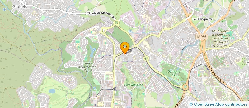 localisation de l'entreprise FONDS DE DOTATION ADENE à MONTPELLIER
