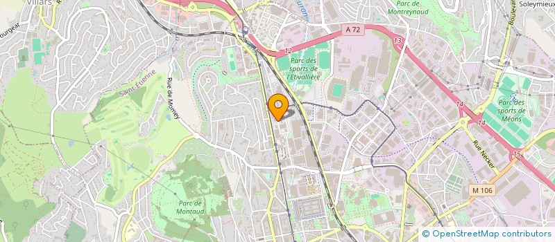 localisation de l'entreprise FONDS DE DOTATION AGASEF  SAINT-ETIENNE