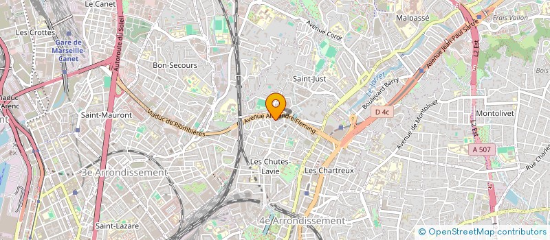 localisation de l'entreprise FONDS DE DOTATION AGIR à MARSEILLE