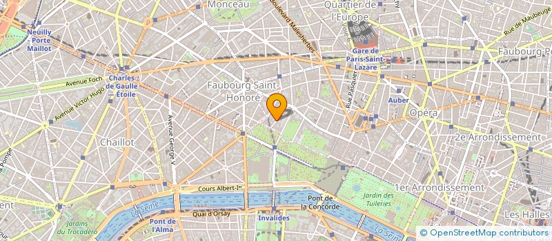 localisation de l'entreprise FONDS DE DOTATION AMERICAN JEWISH COMMITTEE FRANCE  PARIS