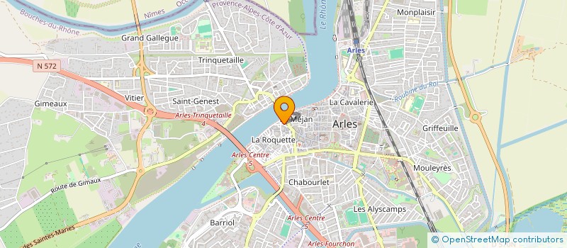 localisation de l'entreprise FONDS DE DOTATION ANTOINE CAPITANI à ARLES