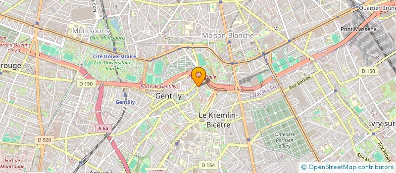 localisation de l'entreprise FONDS DE DOTATION APAMA à GENTILLY