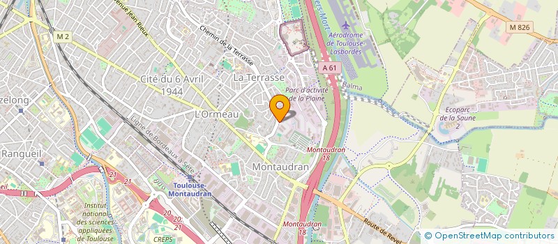 localisation de l'entreprise FONDS DE DOTATION #ARTATWORK# à TOULOUSE