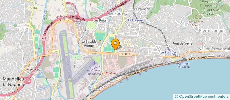 localisation de l'entreprise FONDS DE DOTATION AS CANNES VOLLEY-BALL  CANNES