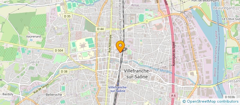 localisation de l'entreprise FONDS DE DOTATION AVENIR JEUNES ML69 à VILLEFRANCHE-SUR-SAONE