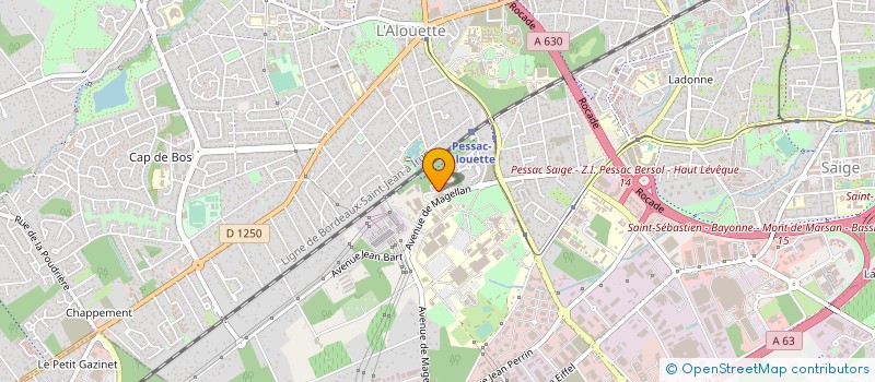 localisation de l'entreprise FONDS DE DOTATION BATI SOLIDAIRE à PESSAC