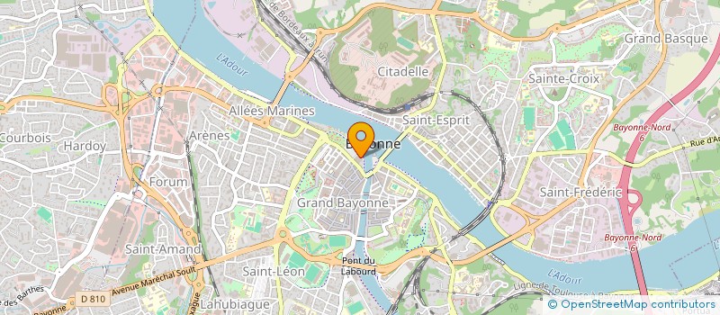 localisation de l'entreprise FONDS DE DOTATION BAYONNE PAYS BASQUE CULTURES (BPBC) à BAYONNE