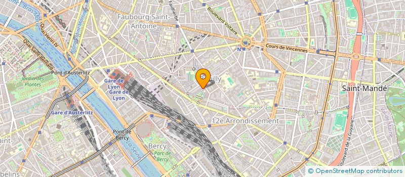 localisation de l'entreprise FONDS DE DOTATION BAYRAM  PARIS