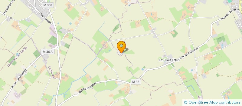 localisation de l'entreprise FONDS DE DOTATION BELLES ETINCELLES à LINSELLES