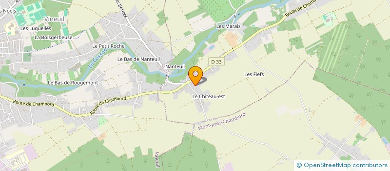 localisation de l'entreprise FONDS DE DOTATION BERNARD GIRAUDEAU à HUISSEAU-SUR-COSSON
