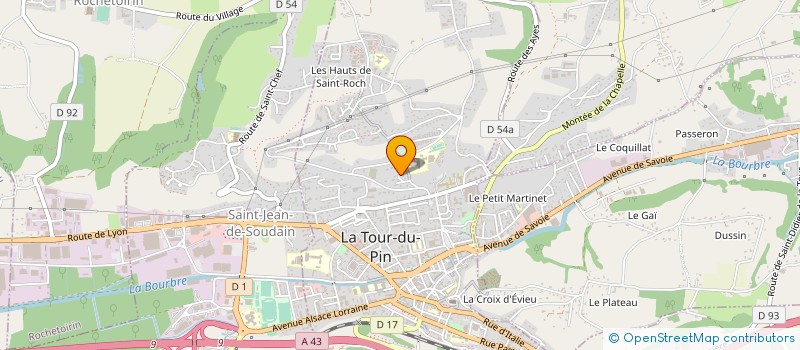 localisation de l'entreprise FONDS DE DOTATION BLIN  LA TOUR-DU-PIN