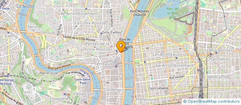 localisation de l'entreprise FONDS DE DOTATION BONI ET AEQUI à LYON