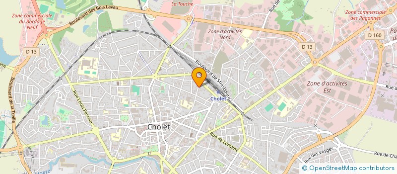 localisation de l'entreprise FONDS DE DOTATION CARISPORT à CHOLET