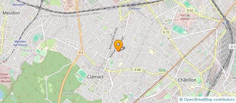 localisation de l'entreprise FONDS DE DOTATION CHARLOTTE ET GUILLAUME PAOLI à CLAMART