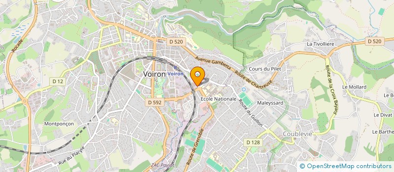 localisation de l'entreprise FONDS DE DOTATION CHARTREUSE  VOIRON