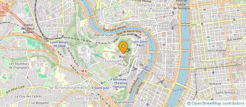 localisation de l'entreprise FONDS DE DOTATION CHOEUR ET ORCHESTRES XIX à LYON