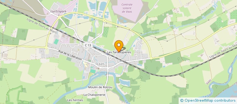 localisation de l'entreprise FONDS DE DOTATION CHOW AU COEUR, POUR LA PROTECTION ET LA DEFENSE DES CHIENS DU GROUPE V à LAVERNAT