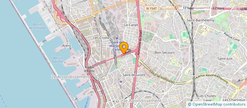 localisation de l'entreprise FONDS DE DOTATION COMPAGNIE FRUITIERE à MARSEILLE