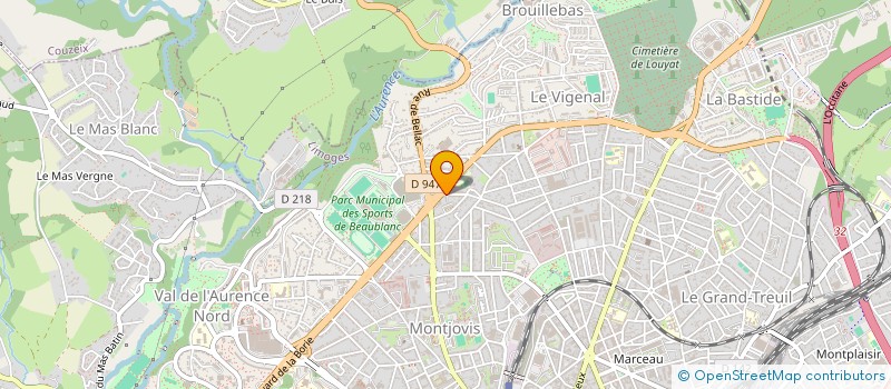 localisation de l'entreprise FONDS DE DOTATION CSP EMOI ET MOI à LIMOGES