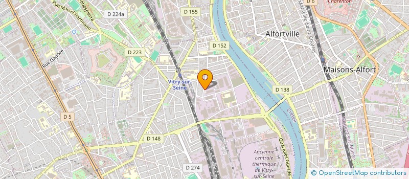 localisation de l'entreprise FONDS DE DOTATION D'ARTISANS DU MONDE à VITRY-SUR-SEINE