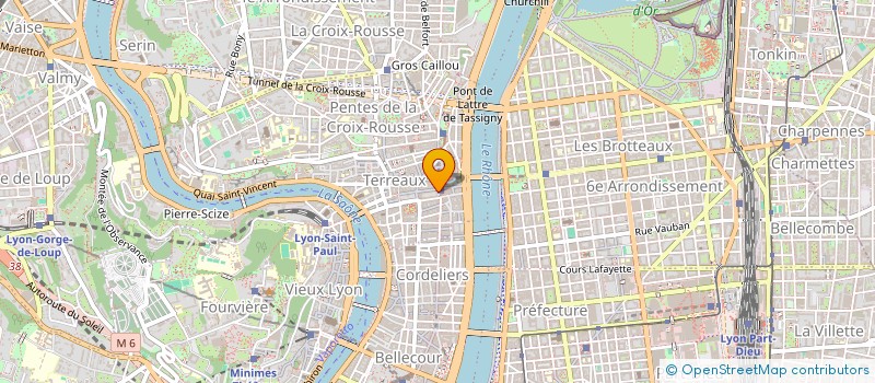localisation de l'entreprise FONDS DE DOTATION DE L'OPERA DE LYON à LYON