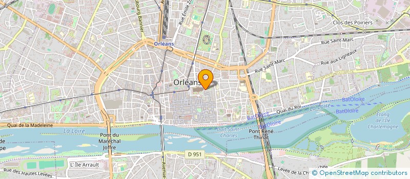 localisation de l'entreprise FONDS DE DOTATION DE L'ORDRE DE SAINT-LAZARE  ORLEANS