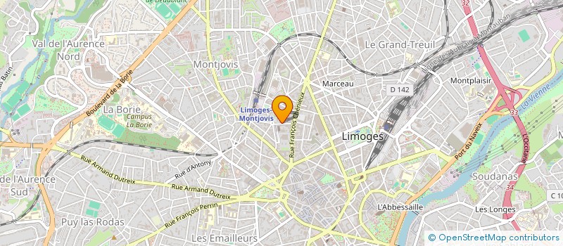 localisation de l'entreprise FONDS DE DOTATION DE L'UNION à LIMOGES