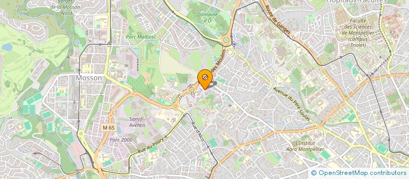 localisation de l'entreprise FONDS DE DOTATION DE LA CAISSE D EPARGNE LANGUEDOC ROUSSILLON à MONTPELLIER