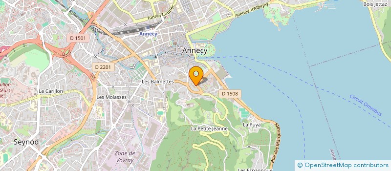 localisation de l'entreprise FONDS DE DOTATION DE LA CITE INTERNATIONALE DU CINEMA D'ANIMATION à ANNECY