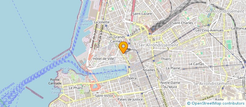 localisation de l'entreprise FONDS DE DOTATION DE LA FABRIQUE DU NOUS à MARSEILLE