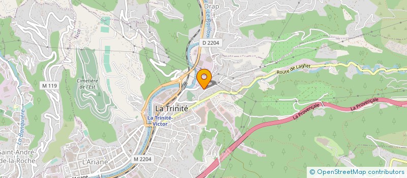 localisation de l'entreprise FONDS DE DOTATION DE LA MADONE à LA TRINITE