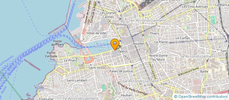 localisation de l'entreprise FONDS DE DOTATION DE MARSEILLE à MARSEILLE