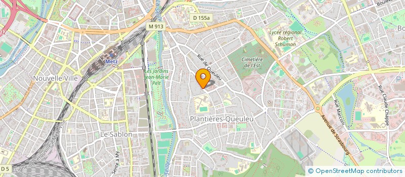 localisation de l'entreprise FONDS DE DOTATION DE PREFIGURATION DE LA FONDATION DE METZ  METZ