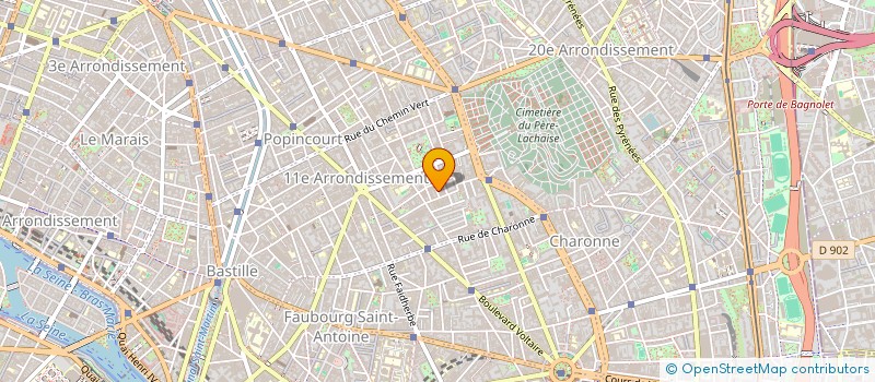 localisation de l'entreprise FONDS DE DOTATION DEHON  PARIS