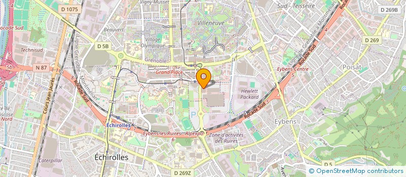 localisation de l'entreprise FONDS DE DOTATION DES BRULEURS DE LOUPS  GRENOBLE
