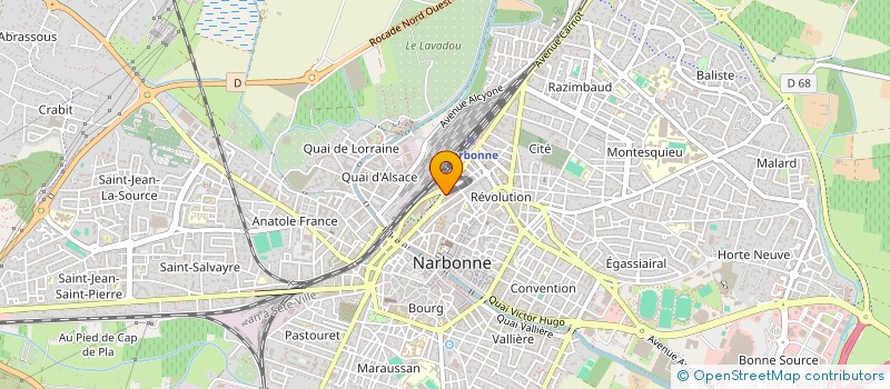 localisation de l'entreprise FONDS DE DOTATION DES CENTURIONS (FDD)  NARBONNE