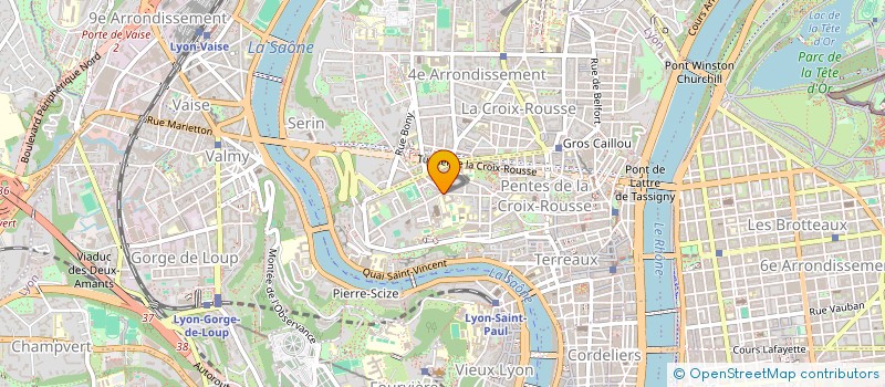 localisation de l'entreprise FONDS DE DOTATION DES ETABLISSEMENTS SCOLAIRES SAINT-JOSEPH DE LYON à LYON