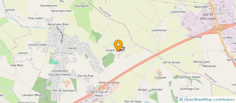 localisation de l'entreprise FONDS DE DOTATION DES JARDINS DE L'EVEIL  SAINT-THONAN