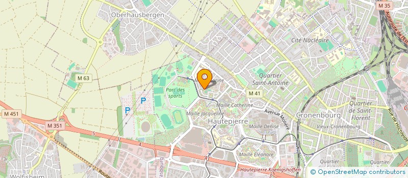 localisation de l'entreprise FONDS DE DOTATION DIVERSITE, EDUCATION ET CULTURE FDDEC à STRASBOURG