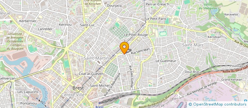 localisation de l'entreprise FONDS DE DOTATION DOCTEUR LOUISE TOUDIC à BREST