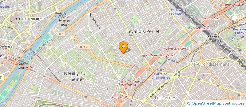 localisation de l'entreprise FONDS DE DOTATION DOTHOL  LEVALLOIS-PERRET