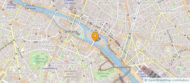 localisation de l'entreprise FONDS DE DOTATION DU BOIS-ORCAN à PARIS