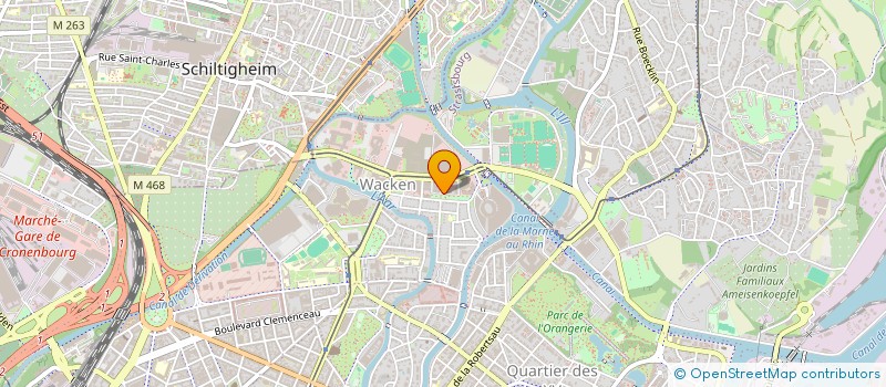localisation de l'entreprise FONDS DE DOTATION DU BRETZEL D'OR à STRASBOURG