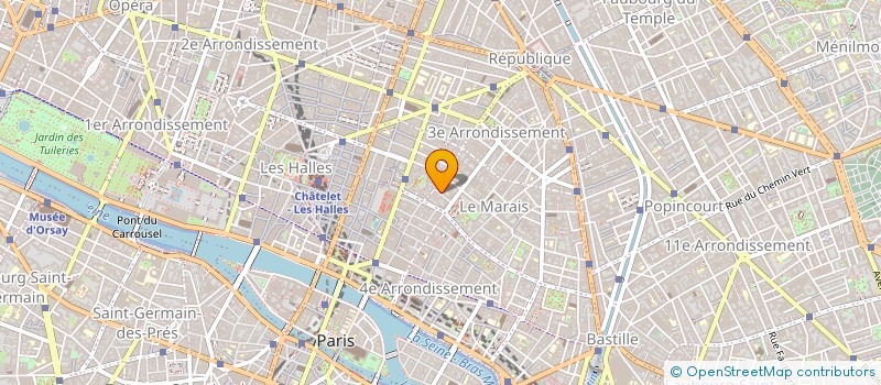 localisation de l'entreprise FONDS DE DOTATION DU CHATEAU DE LANDAL à PARIS