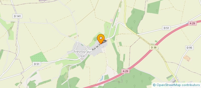 localisation de l'entreprise FONDS DE DOTATION DU DEVELOPPEMENT NATIONAL ET INTERNATIONAL DES SPORTS MECANIQUES FRANCAIS  FRESNOY-AU-VAL