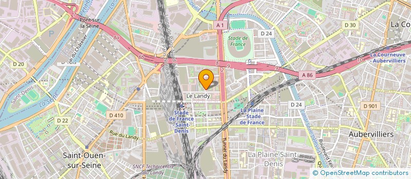 localisation de l'entreprise FONDS DE DOTATION DU GRAND PARIS EXPRESS à SAINT-DENIS