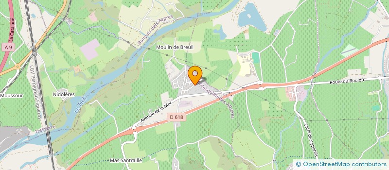 localisation de l'entreprise FONDS DE DOTATION DU JARDIN BOTANIQUE ET GOURMAND EDULIA  SAINT-GENIS-DES-FONTAINES