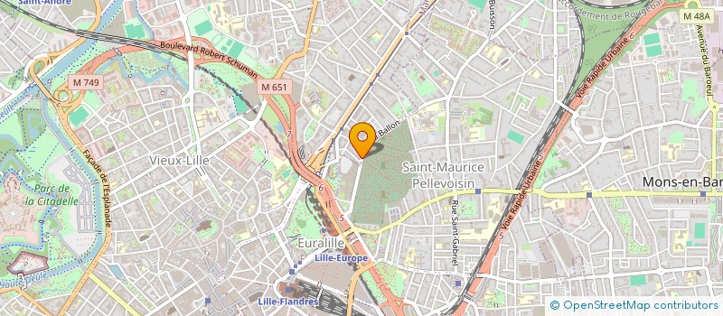 localisation de l'entreprise FONDS DE DOTATION DU LIBRE à LA MADELEINE