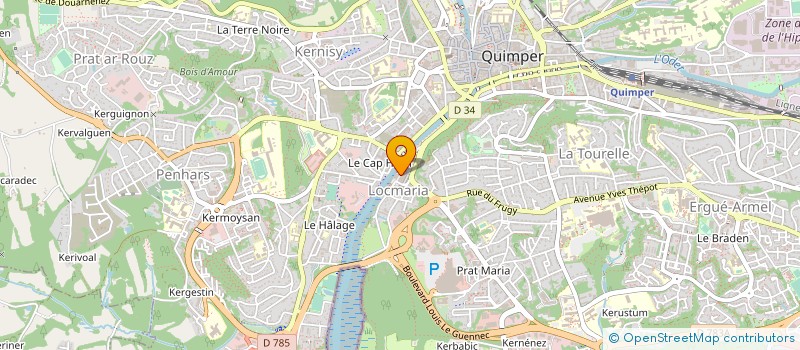 localisation de l'entreprise FONDS DE DOTATION DU MUSEE DE LA FAIENCE DE QUIMPER à QUIMPER