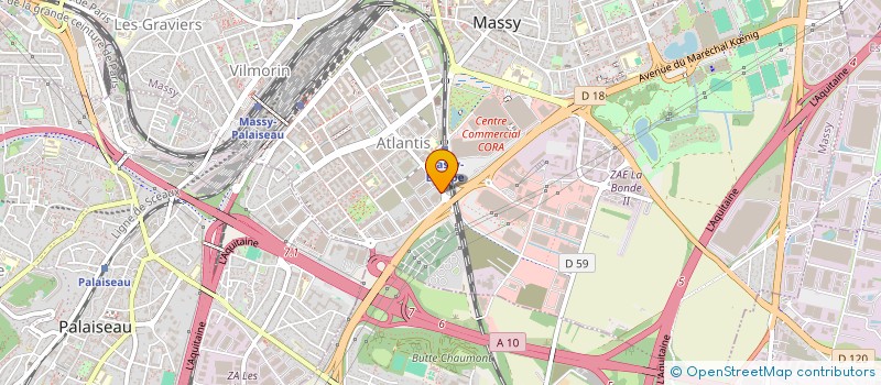 localisation de l'entreprise FONDS DE DOTATION DU SECOURS ISLAMIQUE à MASSY